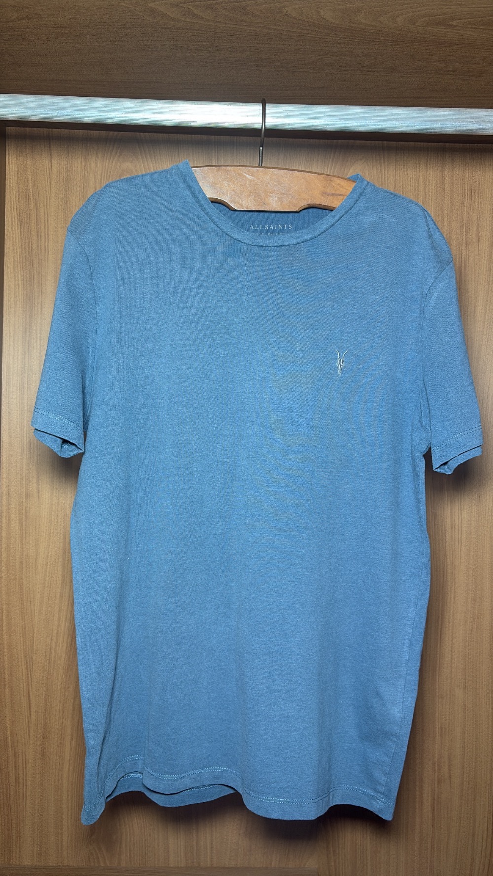 Camiseta AllSaints Underground Oversized Celadon Green — P, Usado