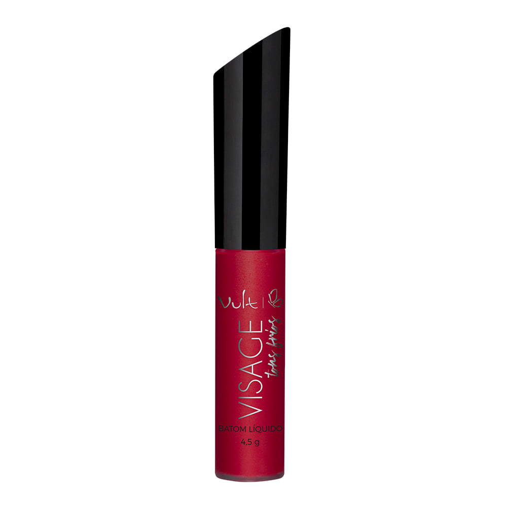 Batom Liquido Vult Visage — Vermelho Frio