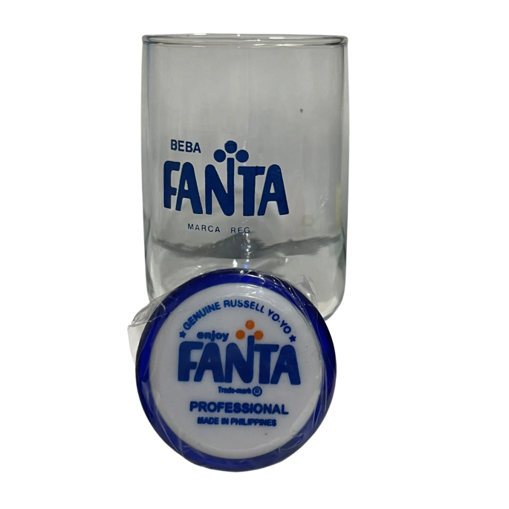Copo Fanta Vintage + Ioiô Russell Professional Antigo (Item de colecionador)