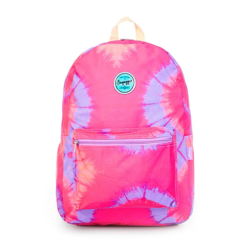 Mochila Feminina Tie Dye Rosa U / Rosa
