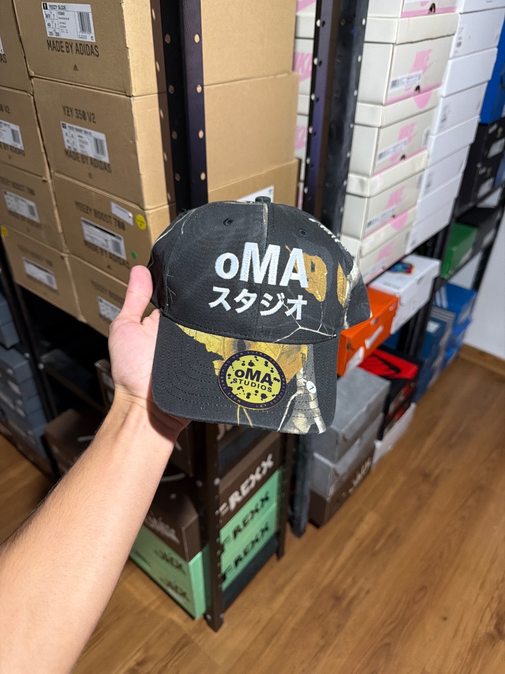 Boné oMA Studios Japan Hat Realtree Black — Único, Novo