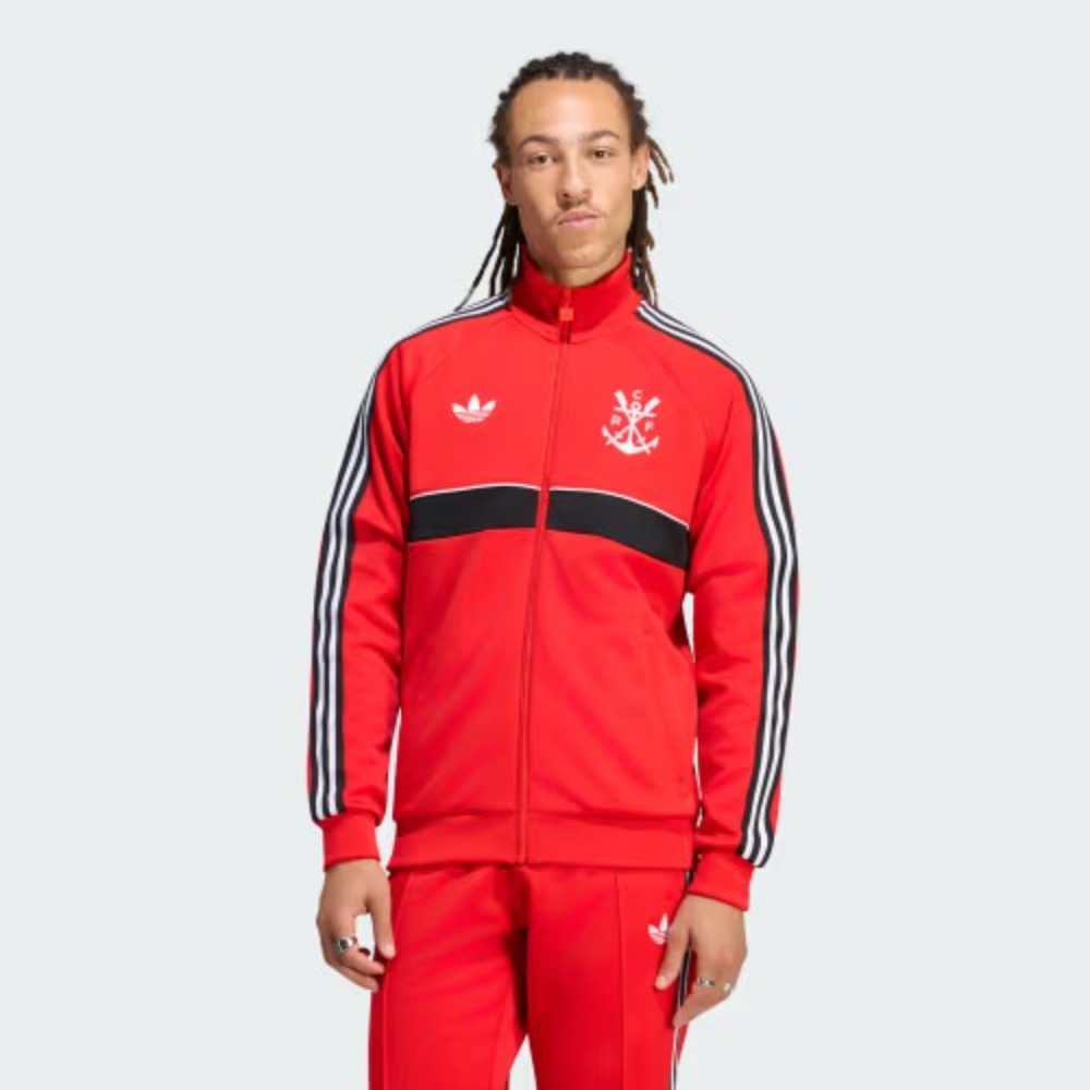 Jaqueta adidas CR Flamengo Red — P / M / G / XG, Novo