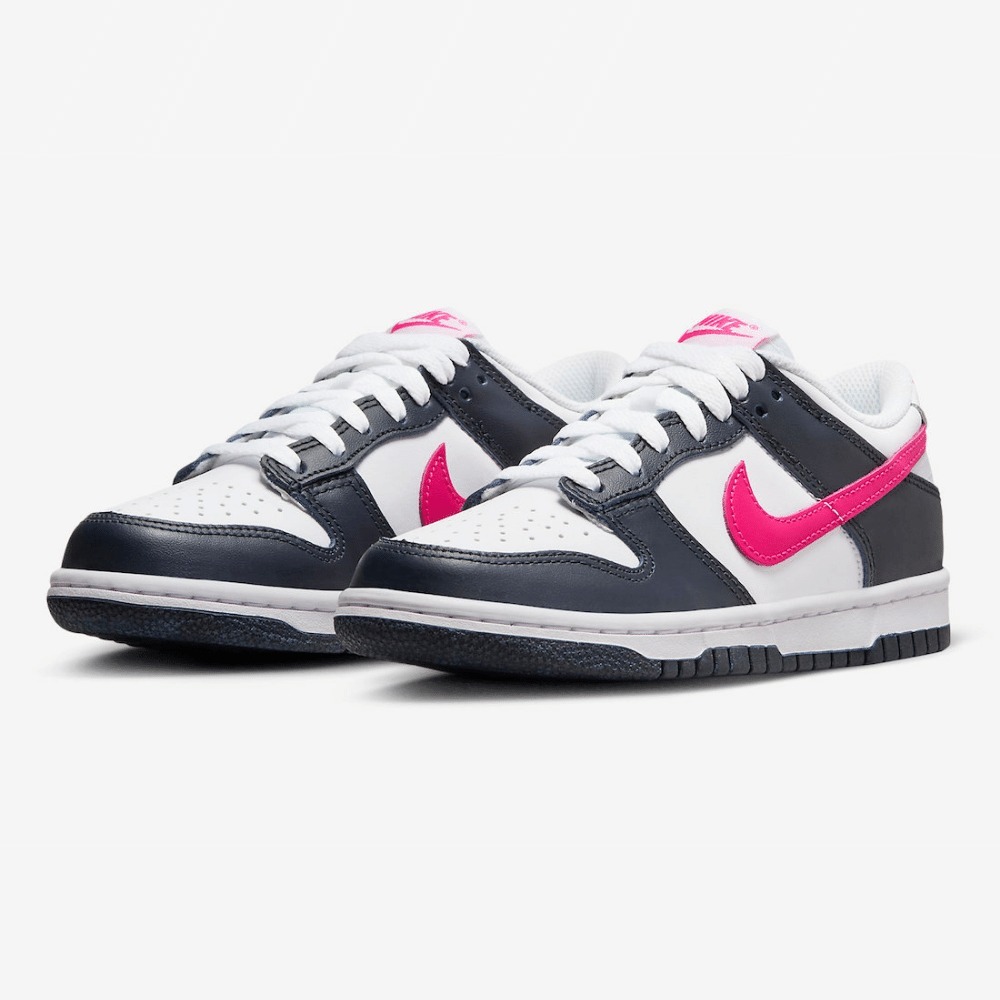 Nike Dunk Low GS Dark Obsidian Fierce Pink — 35.5 / 37.5, Novo