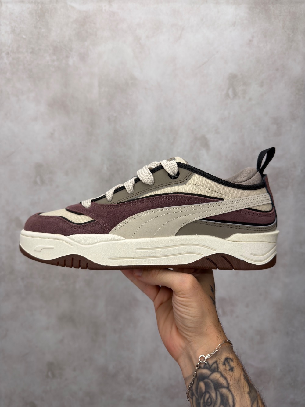 Puma-180 Pro Rich Cocoa Silver Fog Mouse Gray — 39 / 40 / 41 / 42 / 43 / 44, Novo