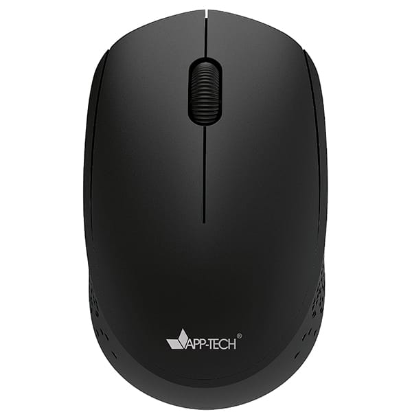 Mouse sem fio, 1200DPI, Preto, MW101, App-Tech - CX 1 UN