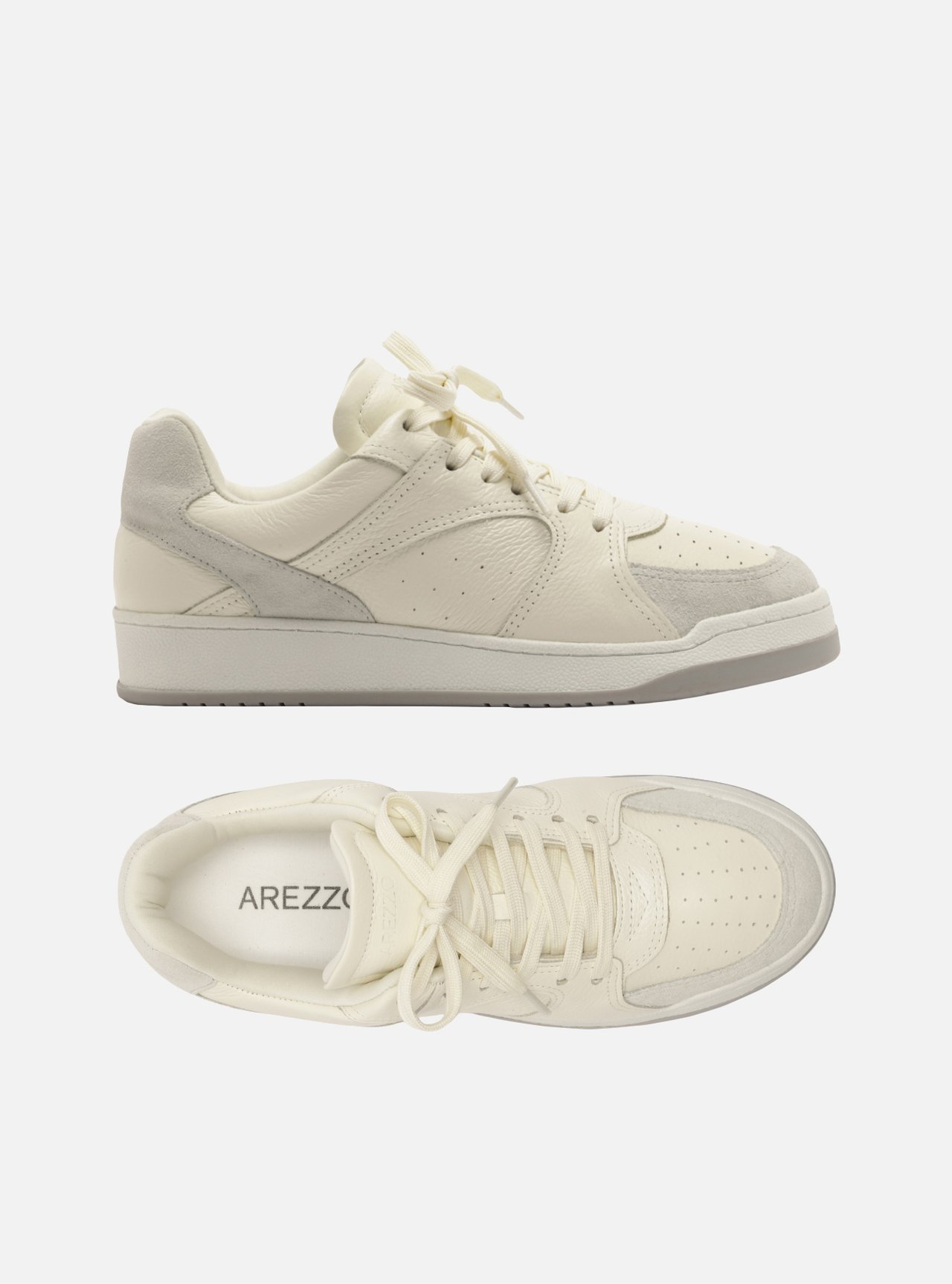 Foto 5 de Tênis Branco Amarração Suede