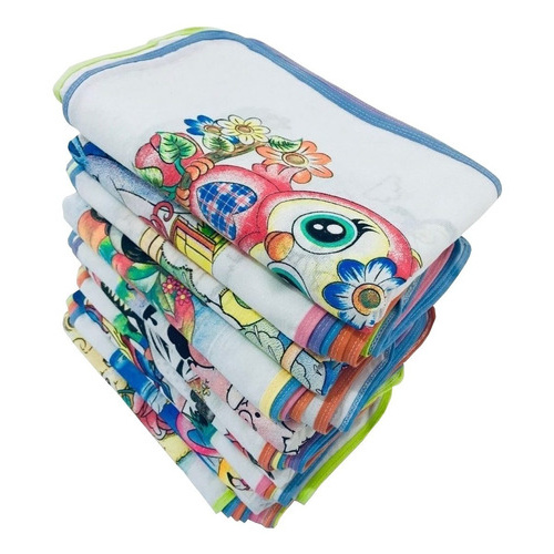 Pano De Prato Vies Estampado Extra Kit Com 30 Peças