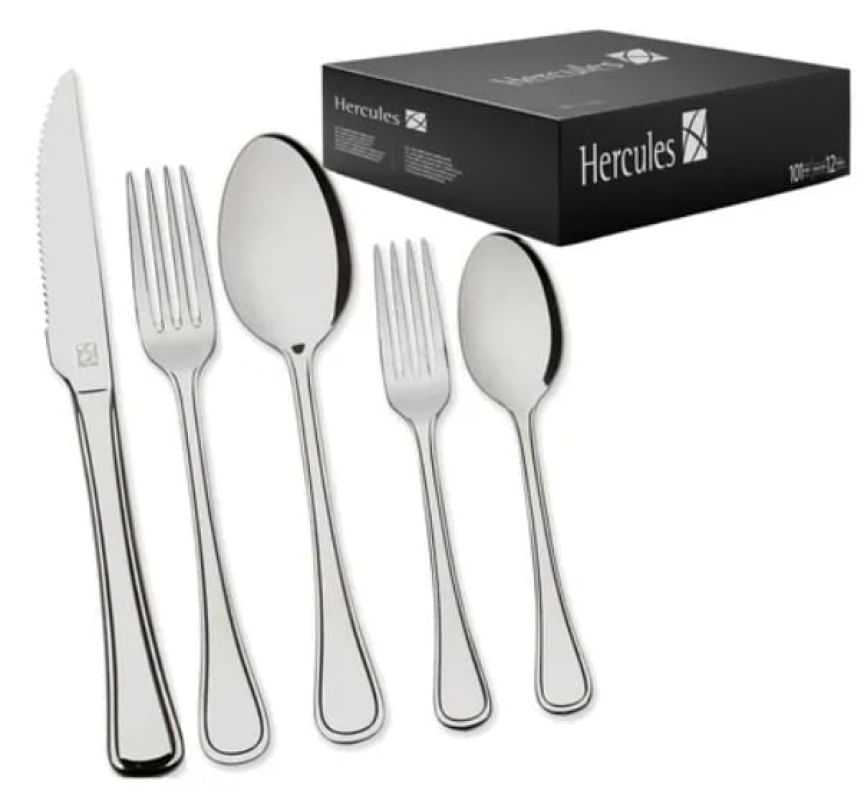 Faqueiro Búzios 101 Peças - Hercules