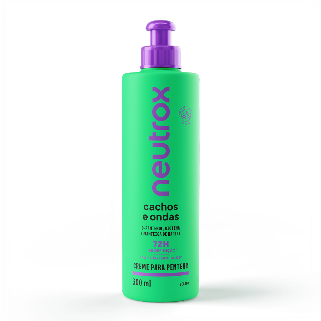 Creme Para Pentear Neutrox Cachos E Ondas Com 300ml