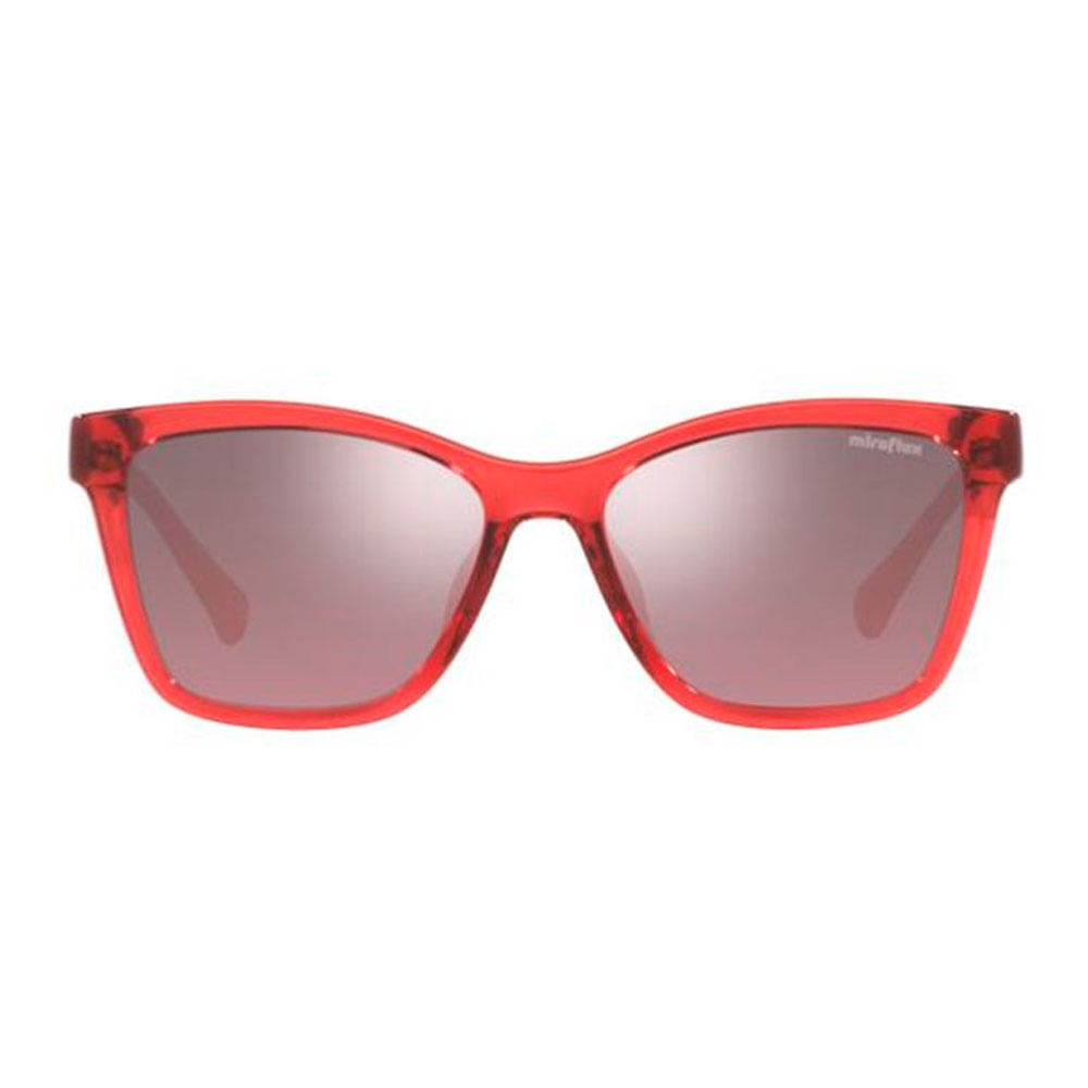 Foto 2 de Óculos de Sol Infantil Miraflex Quadrado MF1042 Cor Rosa