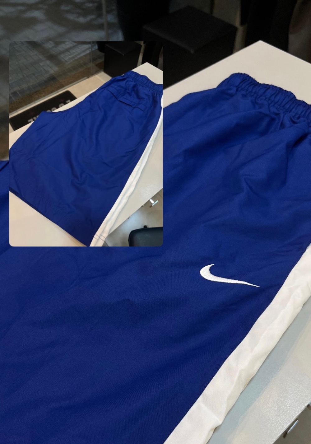 Bermuda Nike Vintage Breathable Drawstring Training Soccer Blue — M / G, Novo