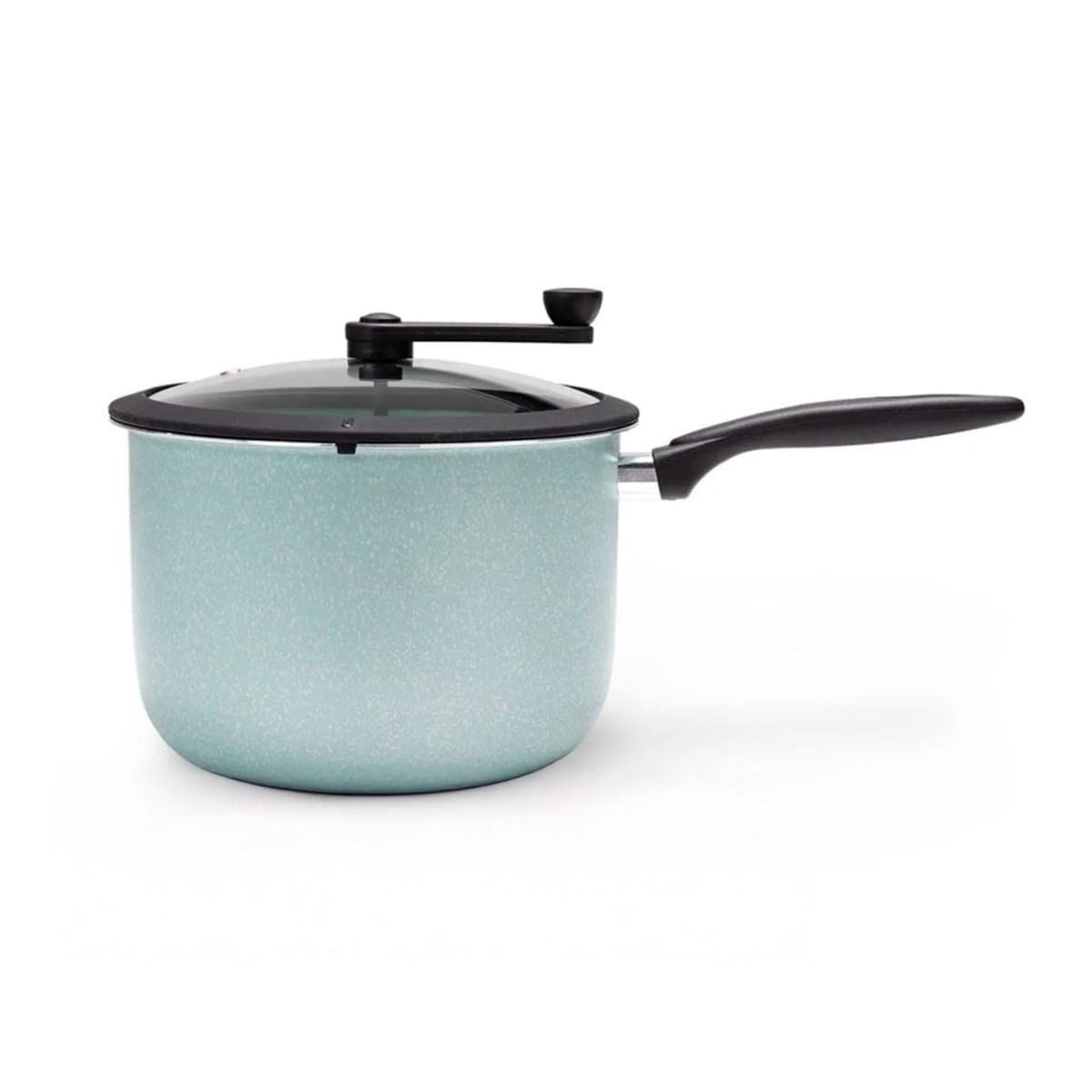Pipoqueira Brinox Pic Poc Antiaderente Ceramic Life 5,5 Litros Ø22cm Verde Verde