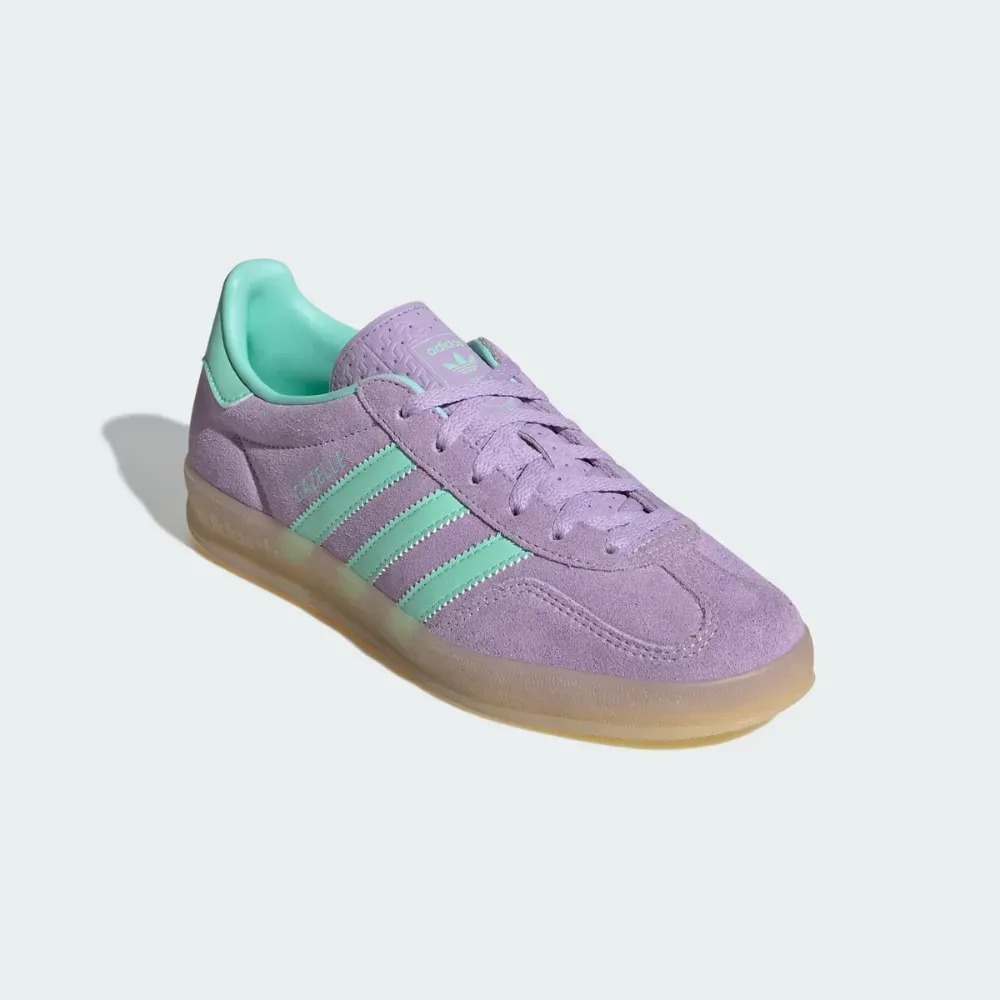 adidas Gazelle Indoor Powder Plum Easy Green Gum Feminino — 39, Novo