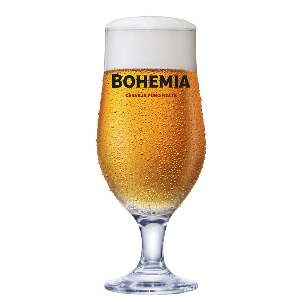 Foto 2 de Taça Bohemia Puro Malte Taça de Vidro Cerveja e Chopp 330ml Ruvolo