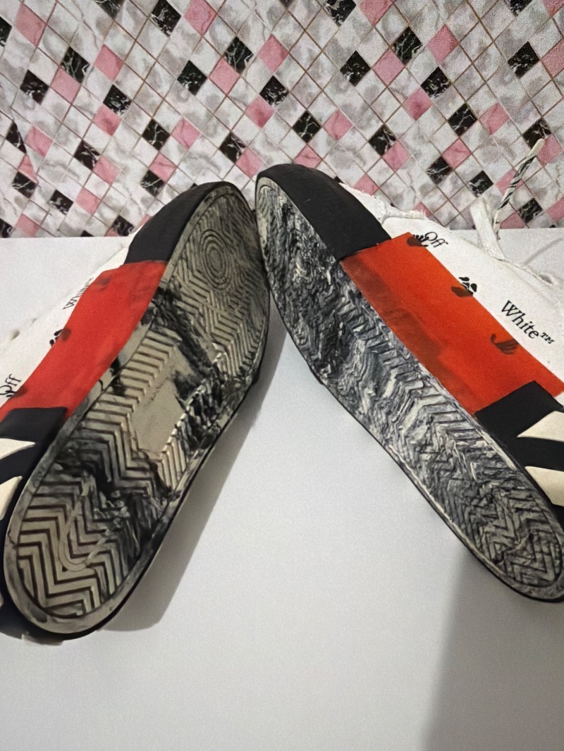 Foto 5 de Off-White Vulcanized Low Canvas White Black — 38, Usado