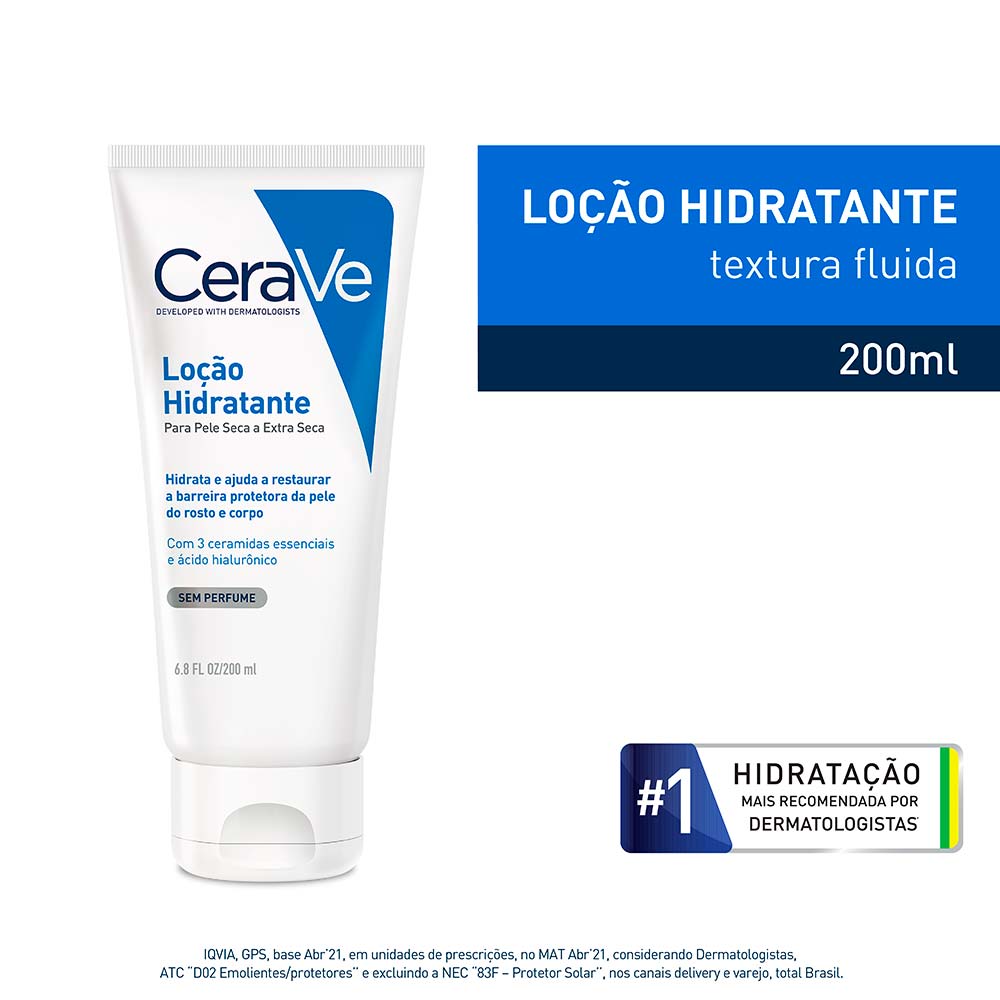 Foto 3 de Loção Hidratante CeraVe para Pele Seca a Extra Seca com Ácido Hialurônico — 200ml