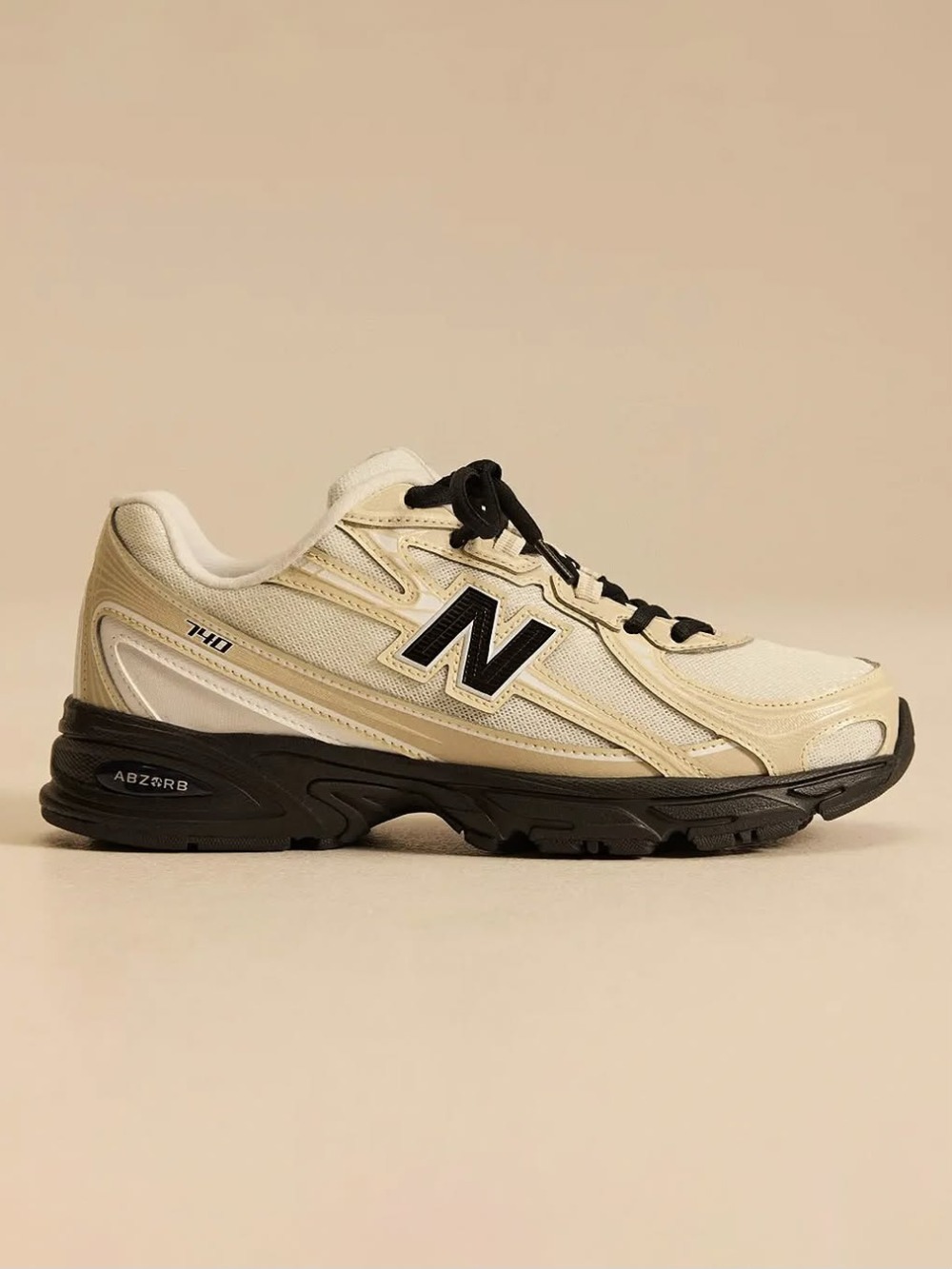 New Balance 740 Beige White — 43 / 44, Novo