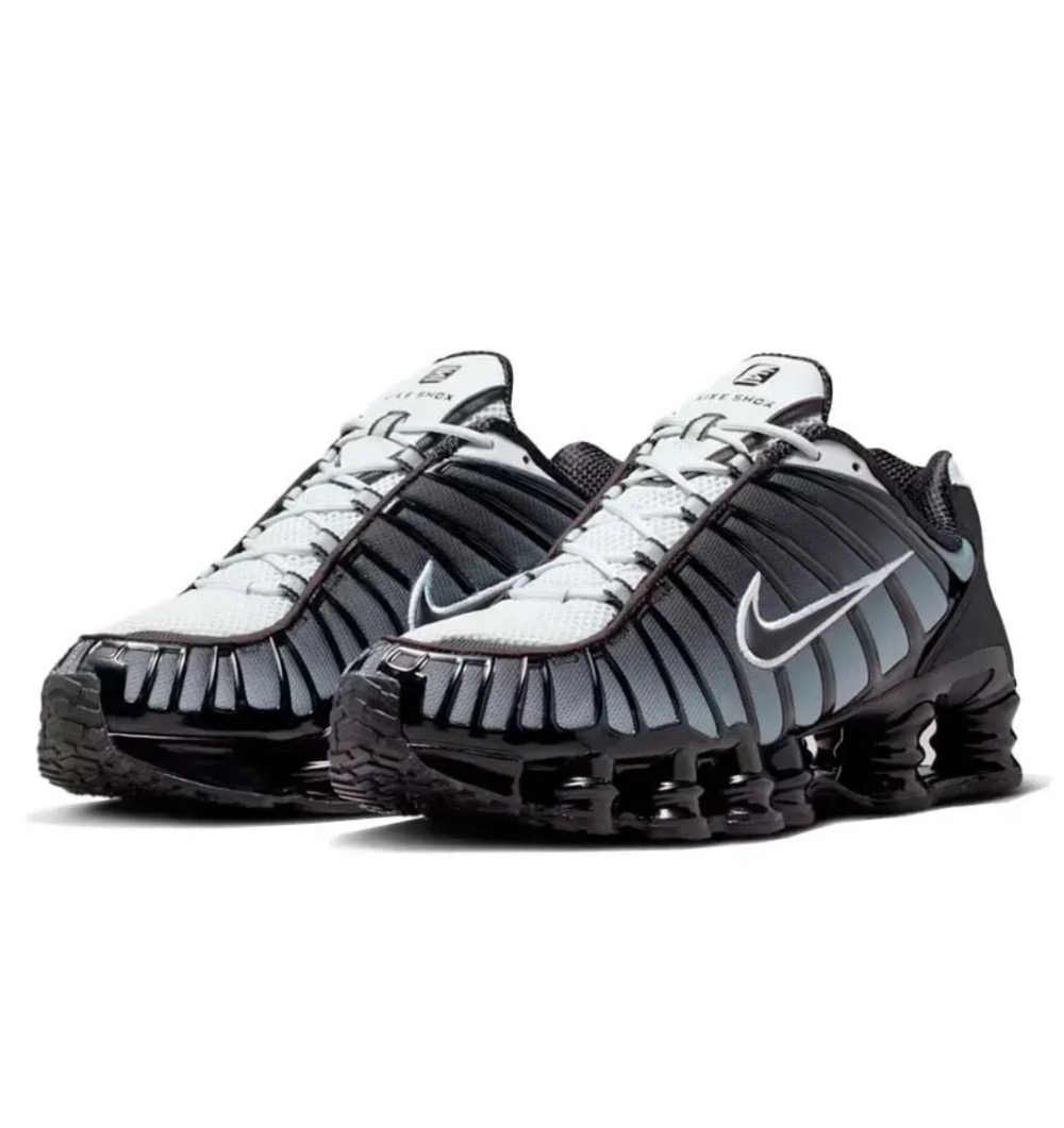 Nike Shox TL Black Pure Platium — 40, Novo