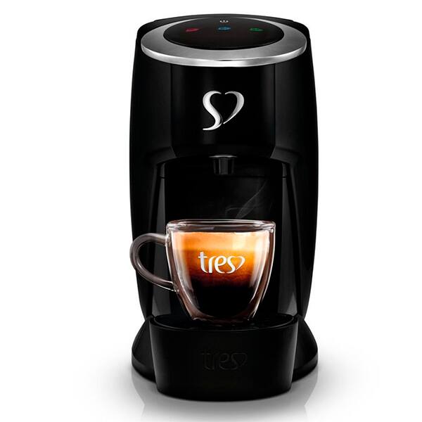 Cafeteira Espresso e Multibebidas Tres Touch, 110v, Preta, 3 Corações - CX 1 UN