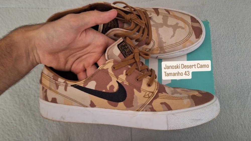 Nike SB Zoom Stefan Janoski Canvas RM Premium Beige — 43, Usado