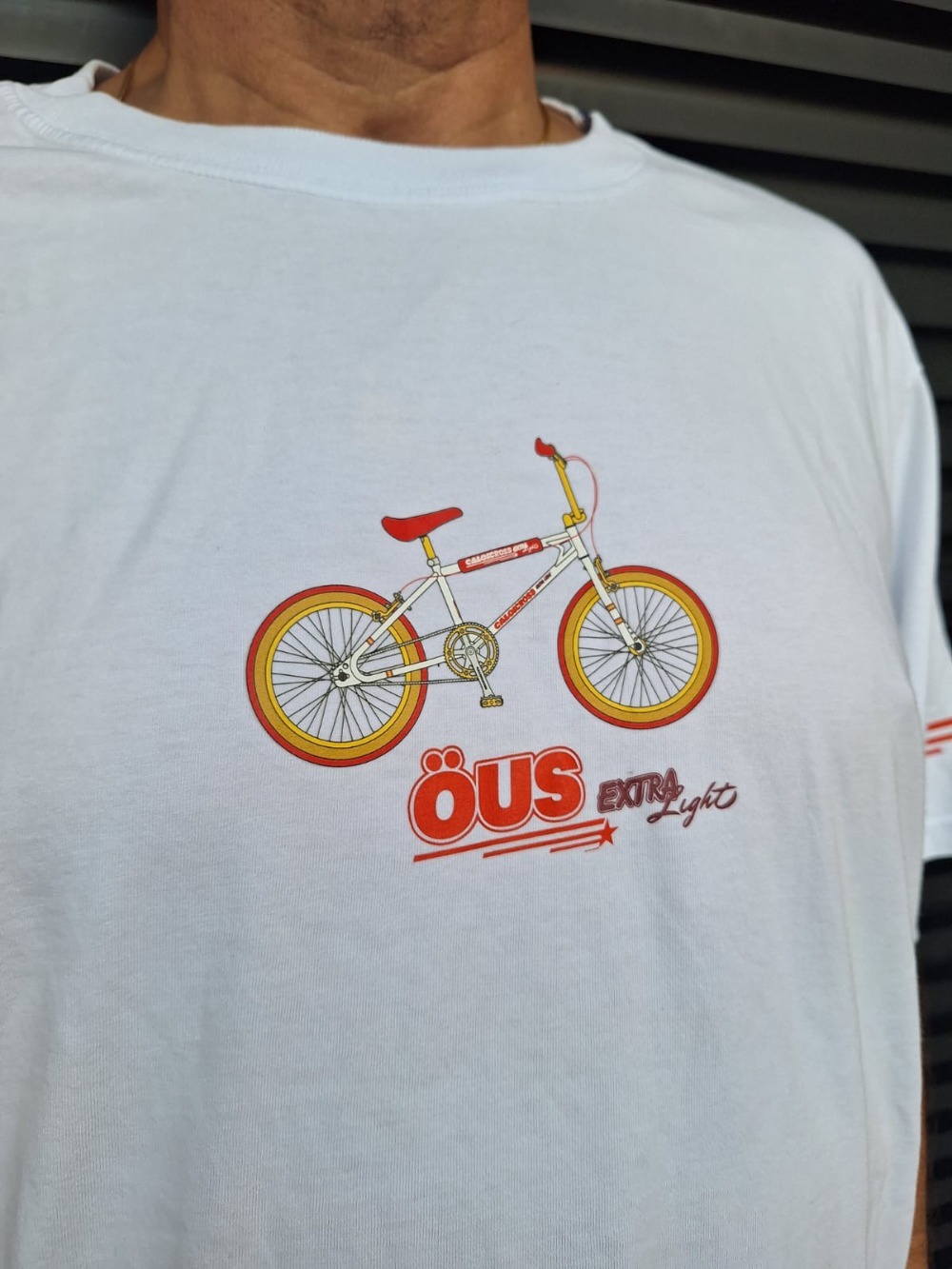 Caloi x Öus Camiseta Cross Extra Light White — XG, Novo