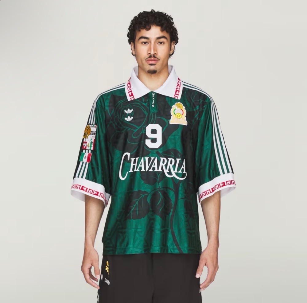 Willy Chavarria x adidas Camisa Soccer Jersey Collegiate Green — P / M / G, Novo