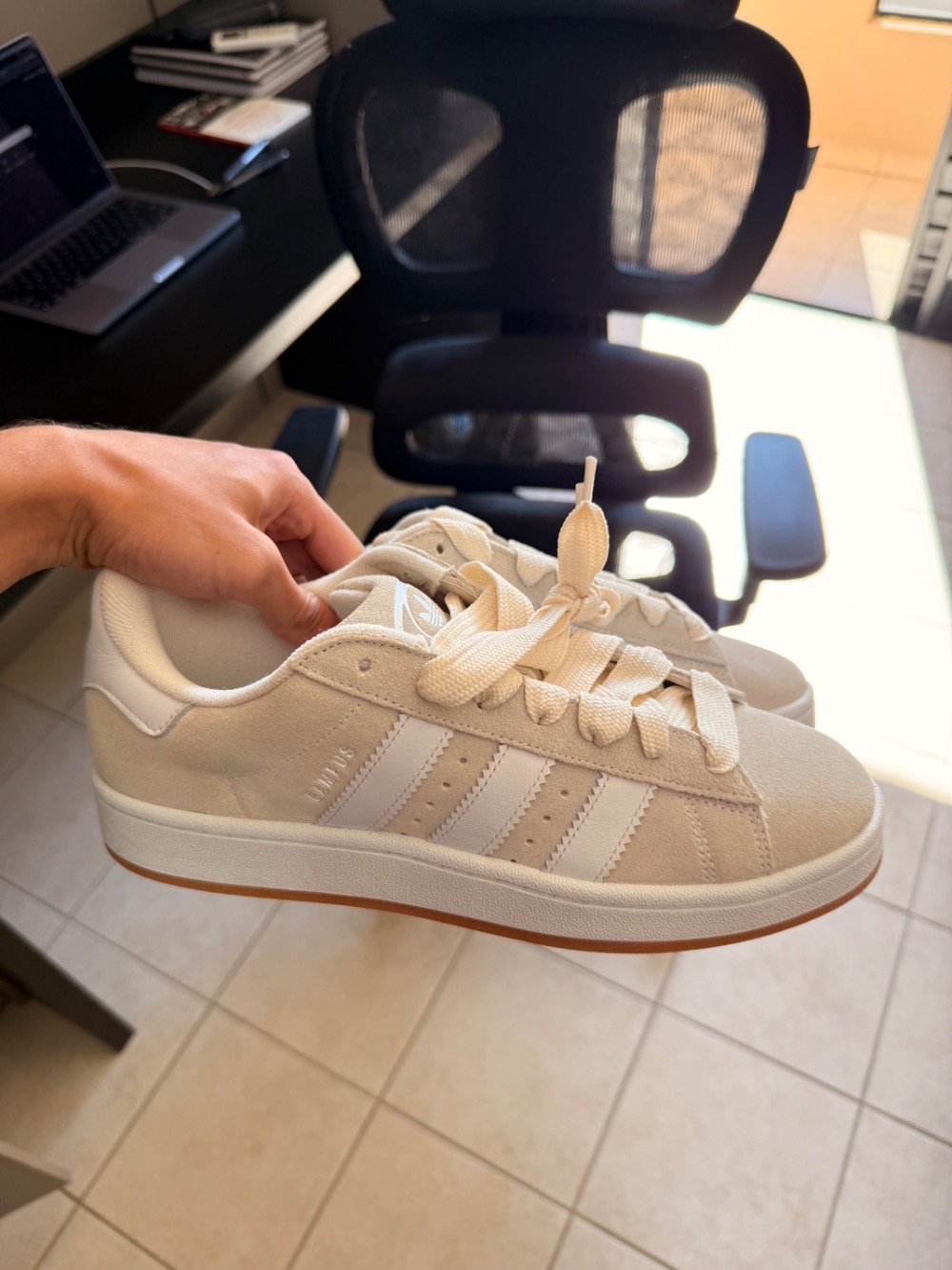 adidas Campus 00s Wonder White Cloud White Gum — 41, Novo