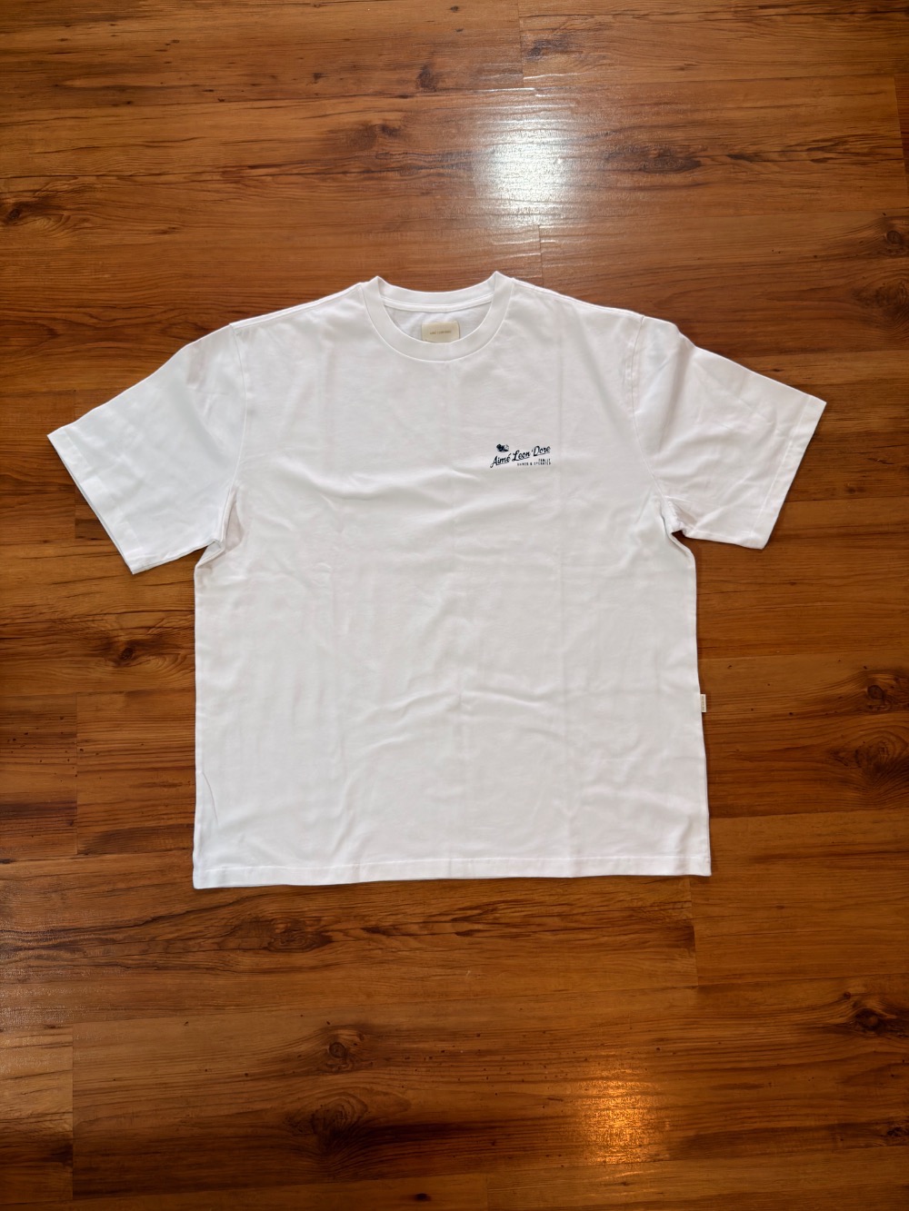 Camiseta Aimé Leon Dore Neighborhood Bright White — G, Novo
