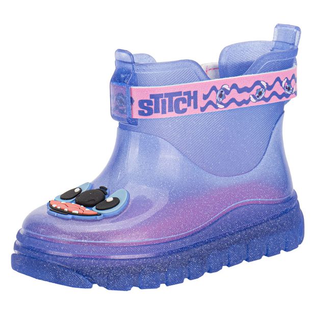Galocha Infantil Rain Colorful Disney Grendene Kids 23261 AZUL/ROSA 21/22