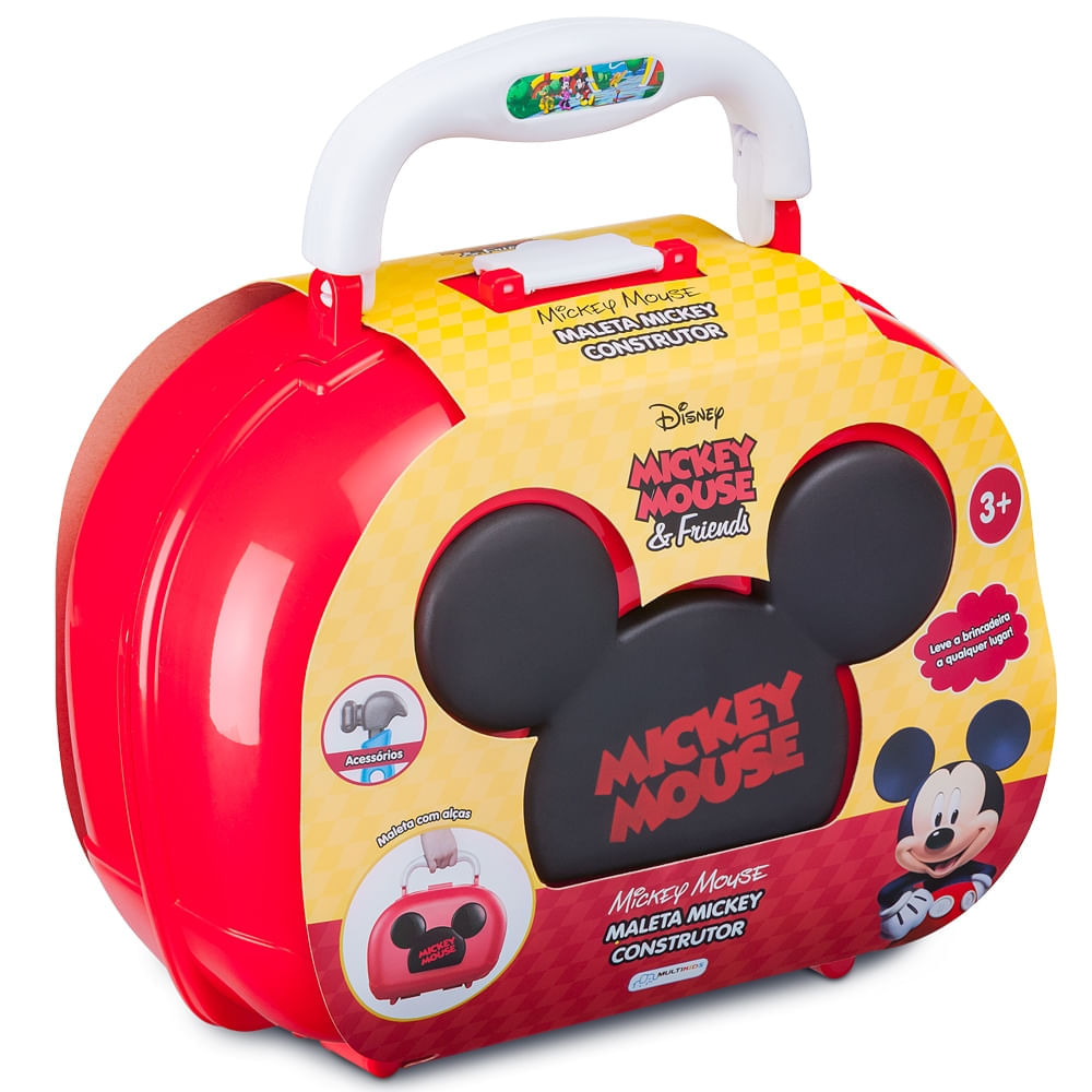 Maleta Mickey Construtor Com 8 Acessórios Multikids - BR1564 BR1564