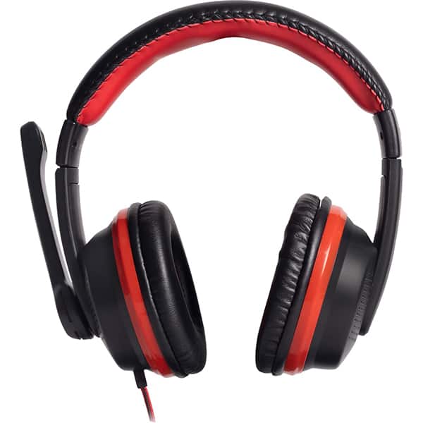 Headset Gamer Spider black, P3, Preto / Vermelho, 75252, Fortrek CX 1 UN