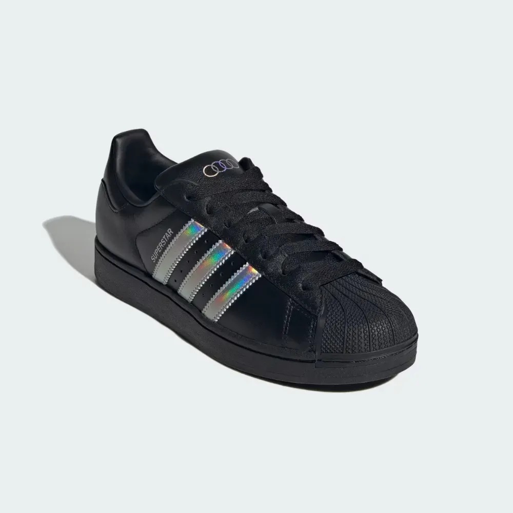 adidas Superstar II Audi Revolut F1 Team Core Black — 34 / 35 / 36 / 37 / 38 / 39 / 40 / 41 / 42 / 43, Novo