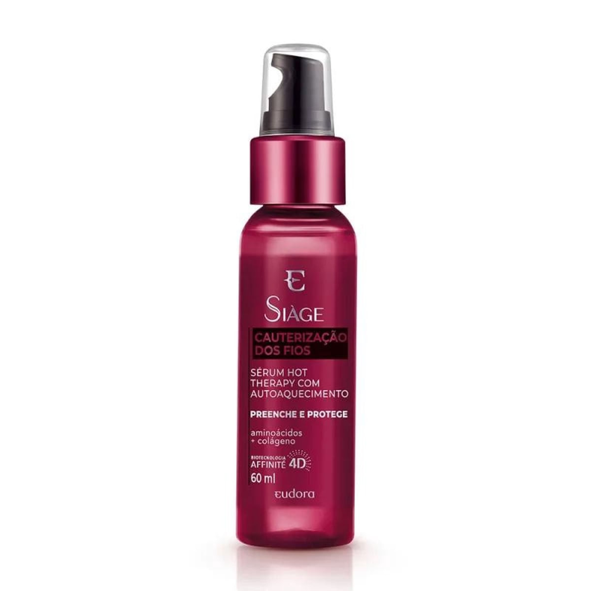 Eudora Sérum Capilar Siàge Hot Therapy Cauterização dos Fios 60ml (7891033534340)
