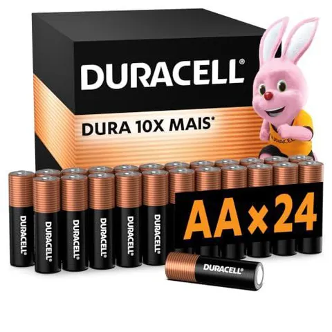 Pilhas Alcalinas AA Pack 24 Unidades