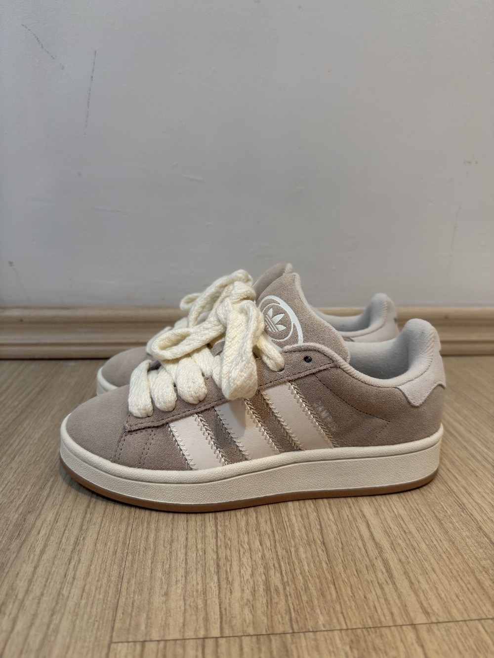 adidas Campus 00s Wonder White Cloud White Gum — 34 / 34.5 / 35, Novo