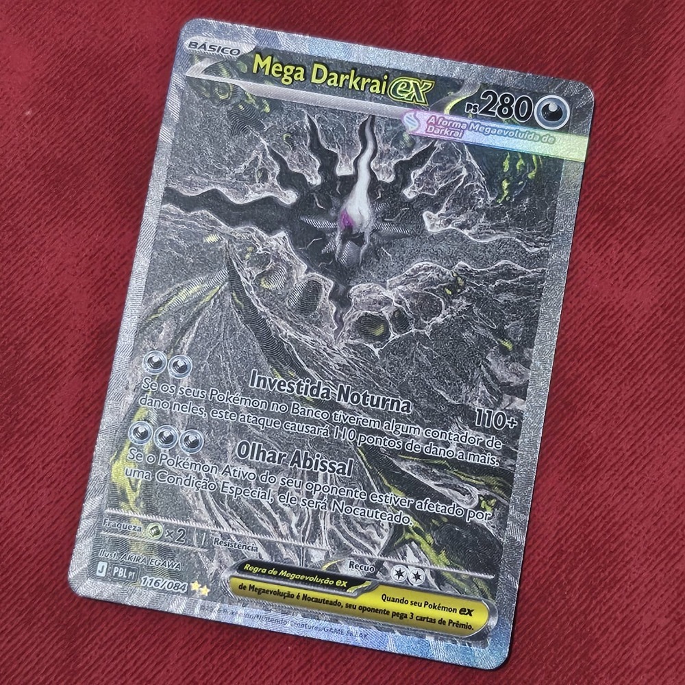 Mega Darkrai ex (116/84) Escuridão Absoluta Pokémon TCG — Near Mint, Novo