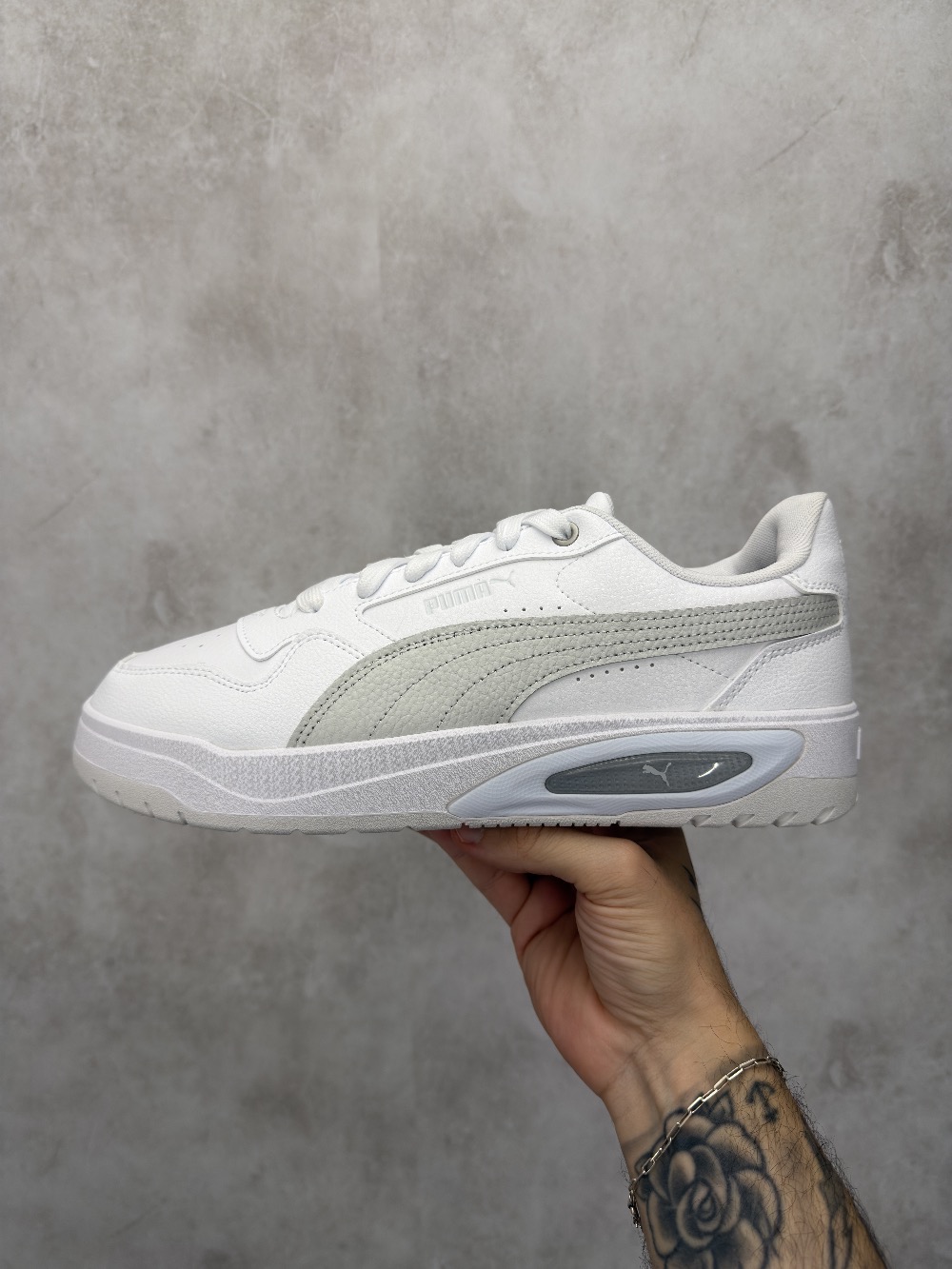 Puma Shuffle Tech White Feather Gray — 39 / 40 / 41 / 42 / 43, Novo