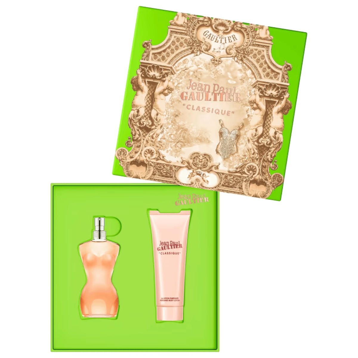 Perfume Jean Paul Gaultier Kit Classique Eau De Toilette 50ml + Loção Corporal 75ml Feminino