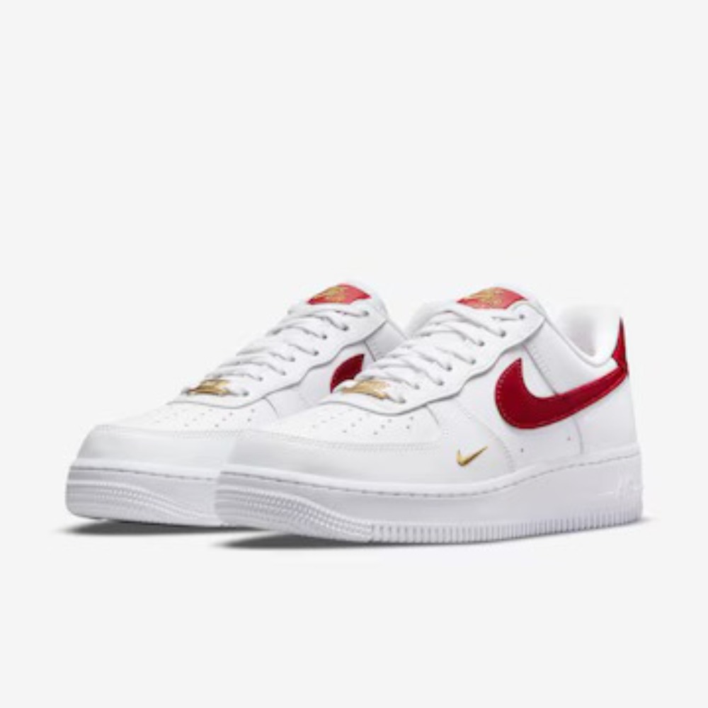 Nike Air Force 1 "07 White Gym Red Feminino — 38, Novo