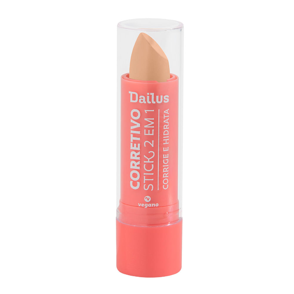 Corretivo Stick 2 em 1 Dailus — D-1 Claro