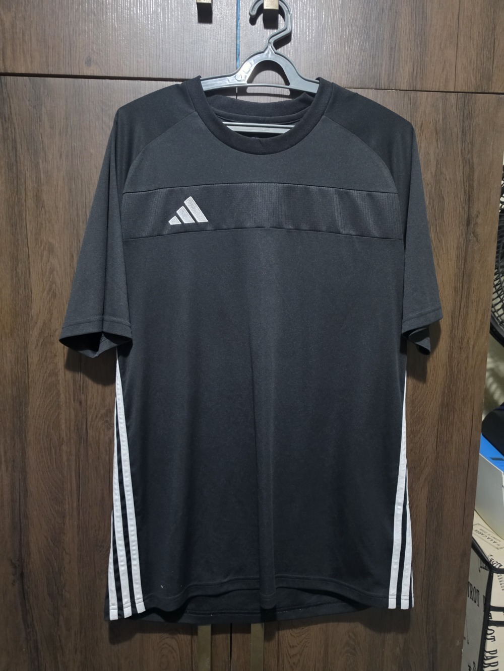 Camisa adidas Adicolor Blocked White Black — G, Usado