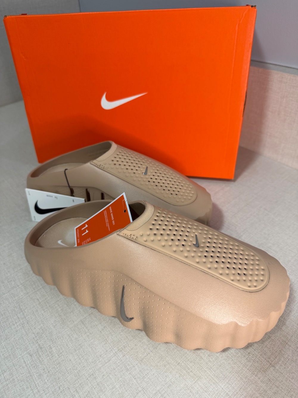 Nike Mind 001 Hemp Sanddrift Pale Ivory — 43, Novo