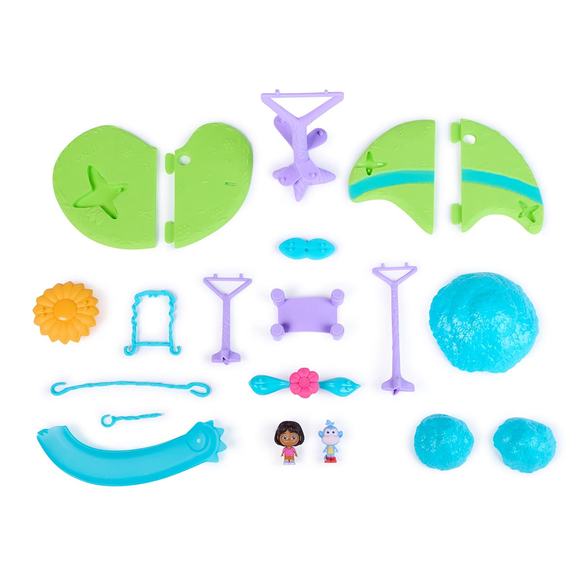 Foto 3 de Dora Aventureira - Conjunto De Mini Playsets Ar Livre