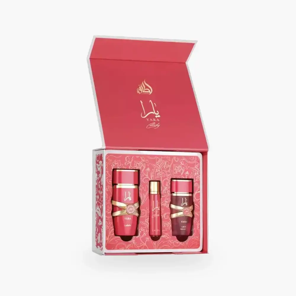 Kit Yara Candy — 100 ML x 12 ML x 50 ML