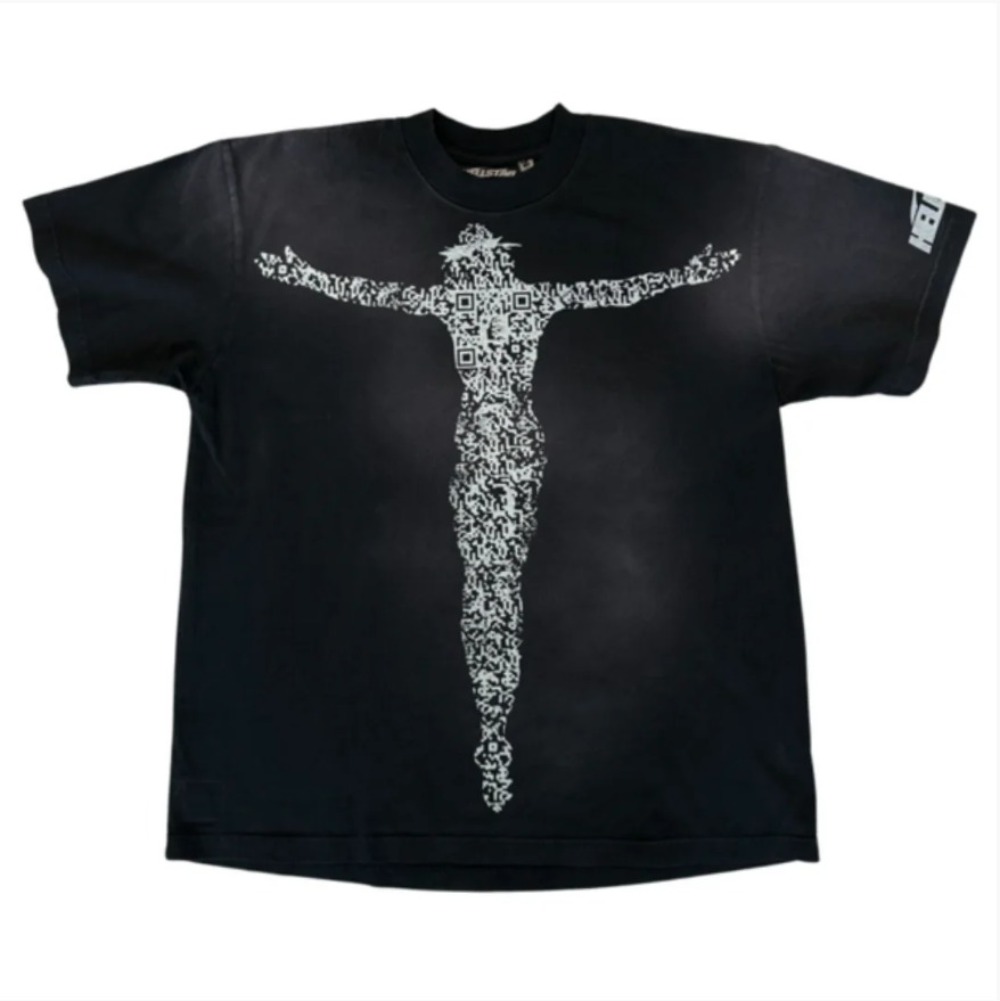 Camiseta Hellstar Studios QR Christ Black — M, Novo