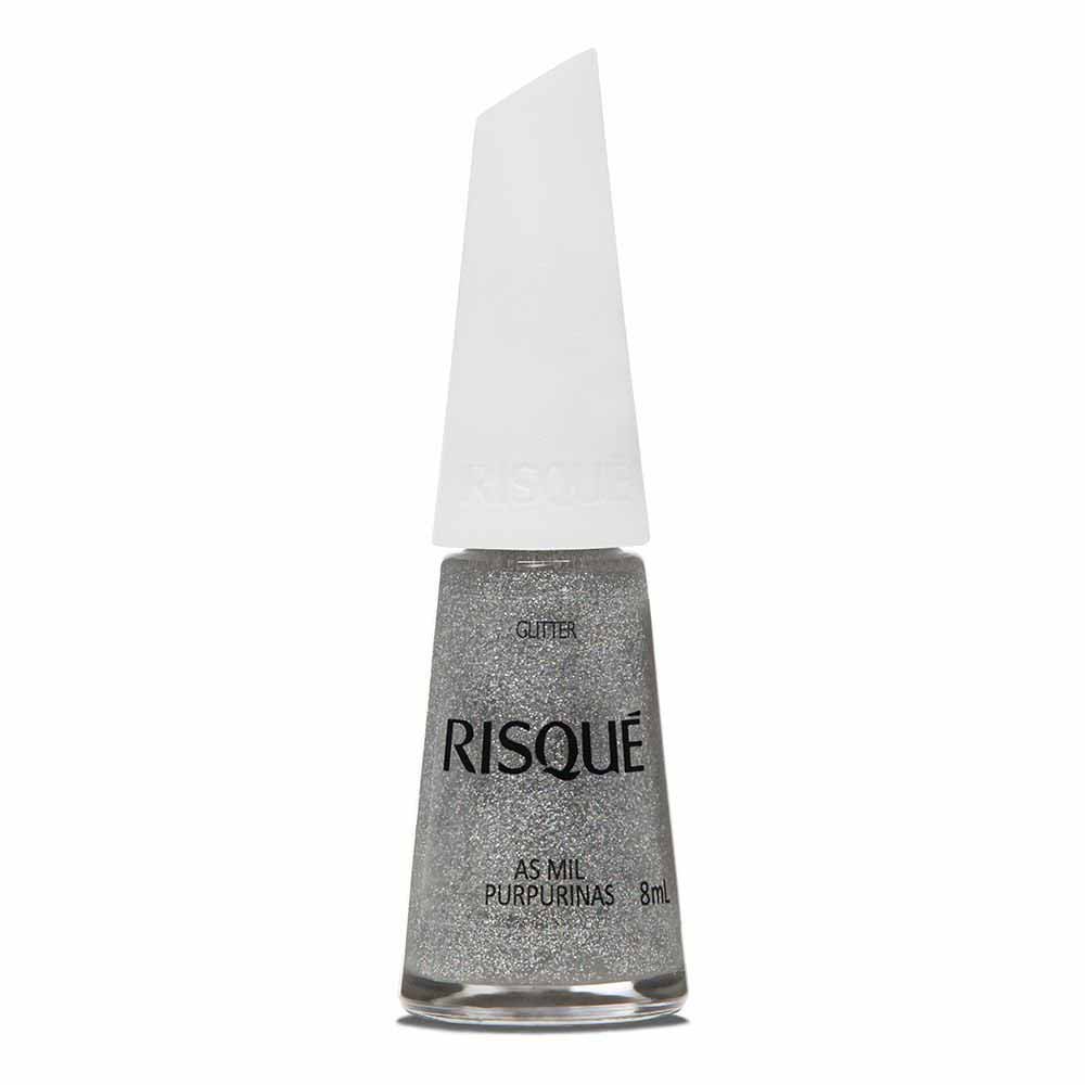 Esmalte Risqué Efeitos Glitter 8ml — As Mil Purpurinas