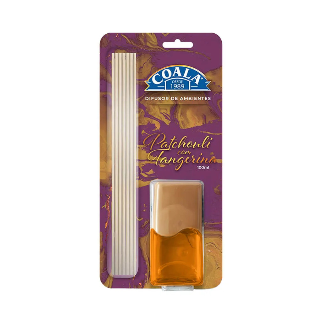 Difusor Patchouli Com Tangerina 100ml Coala - Equilibrado e Envolvente