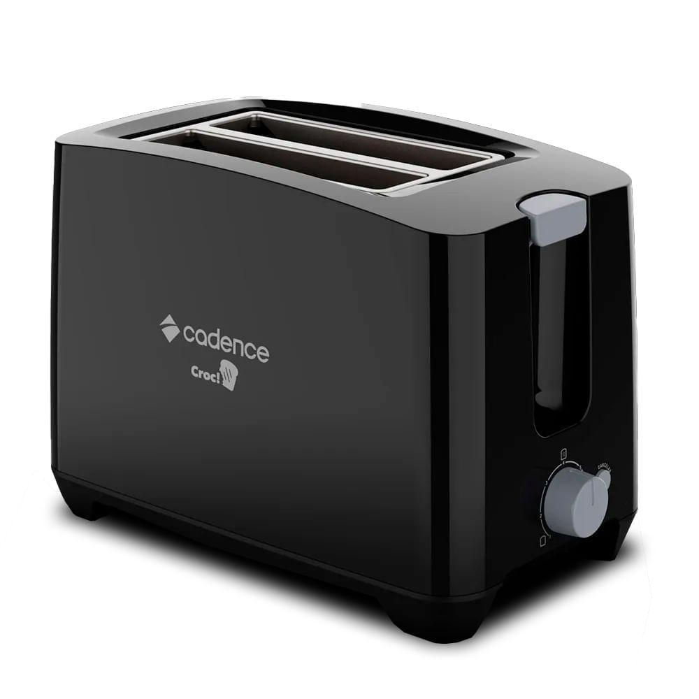 Torradeira Preta Croc! Cadence 110V