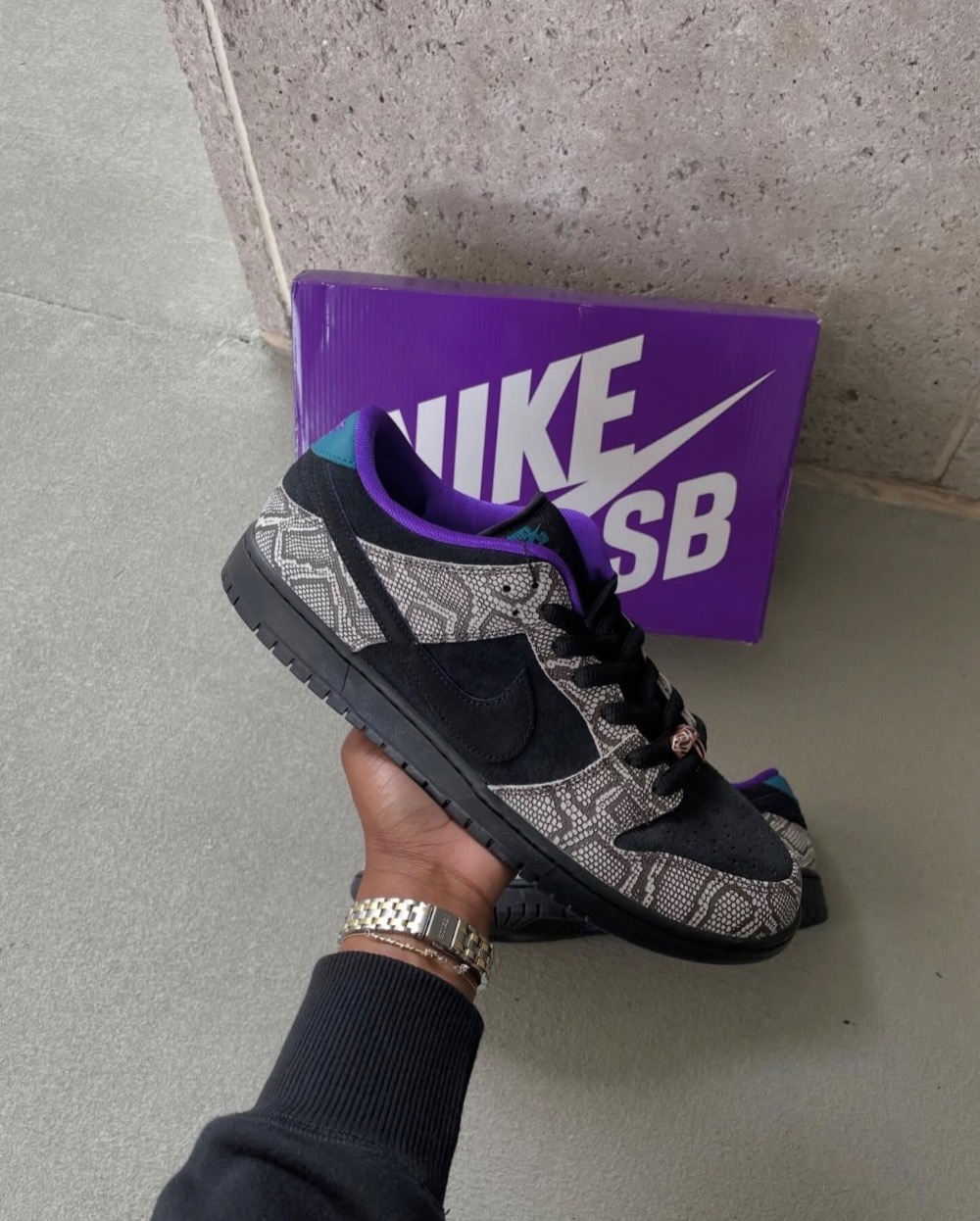 Dashawn Jordan x Nike SB Dunk Low Bright Spruce — 44, Novo