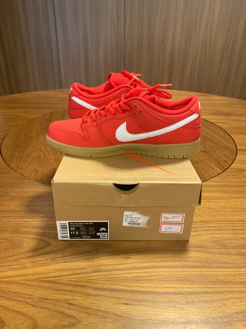 Foto 2 de Nike SB Dunk Low University Red — 42, Novo